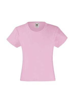 Fruit of the Loom SS005 - Valueweight Girls T-Shirt med pasform