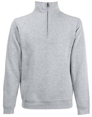 Fruit of the Loom SS830 - 1/4 Premium 80/20 sweatshirt med lynlås