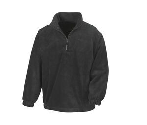 Result R33 - 1/4 lynlås fleece top Black