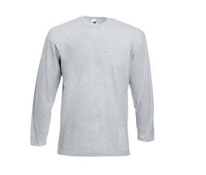 Fruit of the Loom SC233 - Herre t-shirt Lange ærmer 100% bomuld