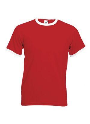 Fruit of the Loom SC245 - Ringer herre T-shirt 100% bomuld