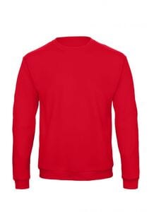 B&C ID202 - Straight Cut sweatshirt Red