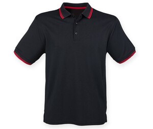 Henbury HY482 - Poloshirt med kontrastkrave og ærmer