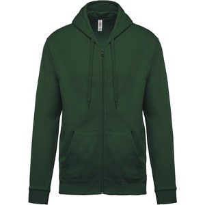 Kariban K479 - Sweatshirt med hætte og lynlås Forest Green