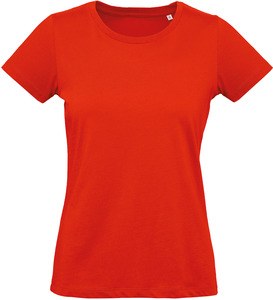 B&C CGTW049 - Inspire Plus Økologisk T-shirt til kvinder Fire Red