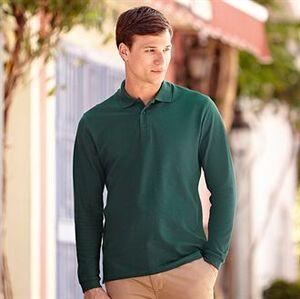 Fruit of the Loom SS258 - Premium langærmet poloshirt